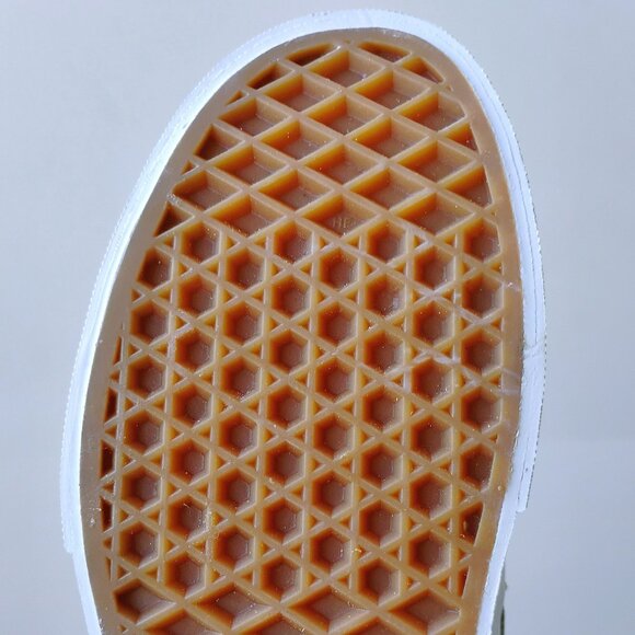 Vans Women's Sk8-Hi Tapered Color Block Suede / Canvas Sneaker in Lovely Peach - Picture 12 of 12